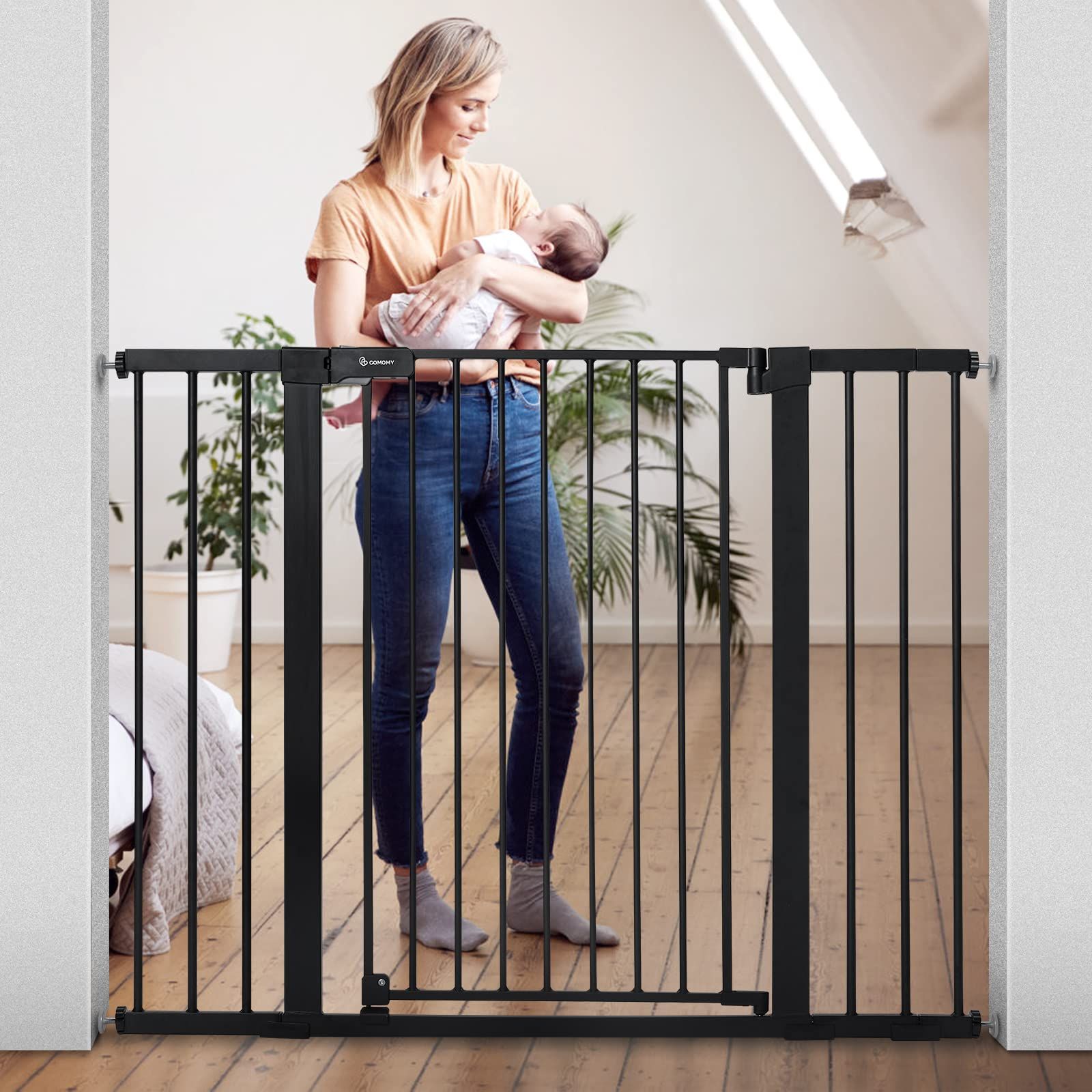 Rustic home top hotsell of stairs safety gate