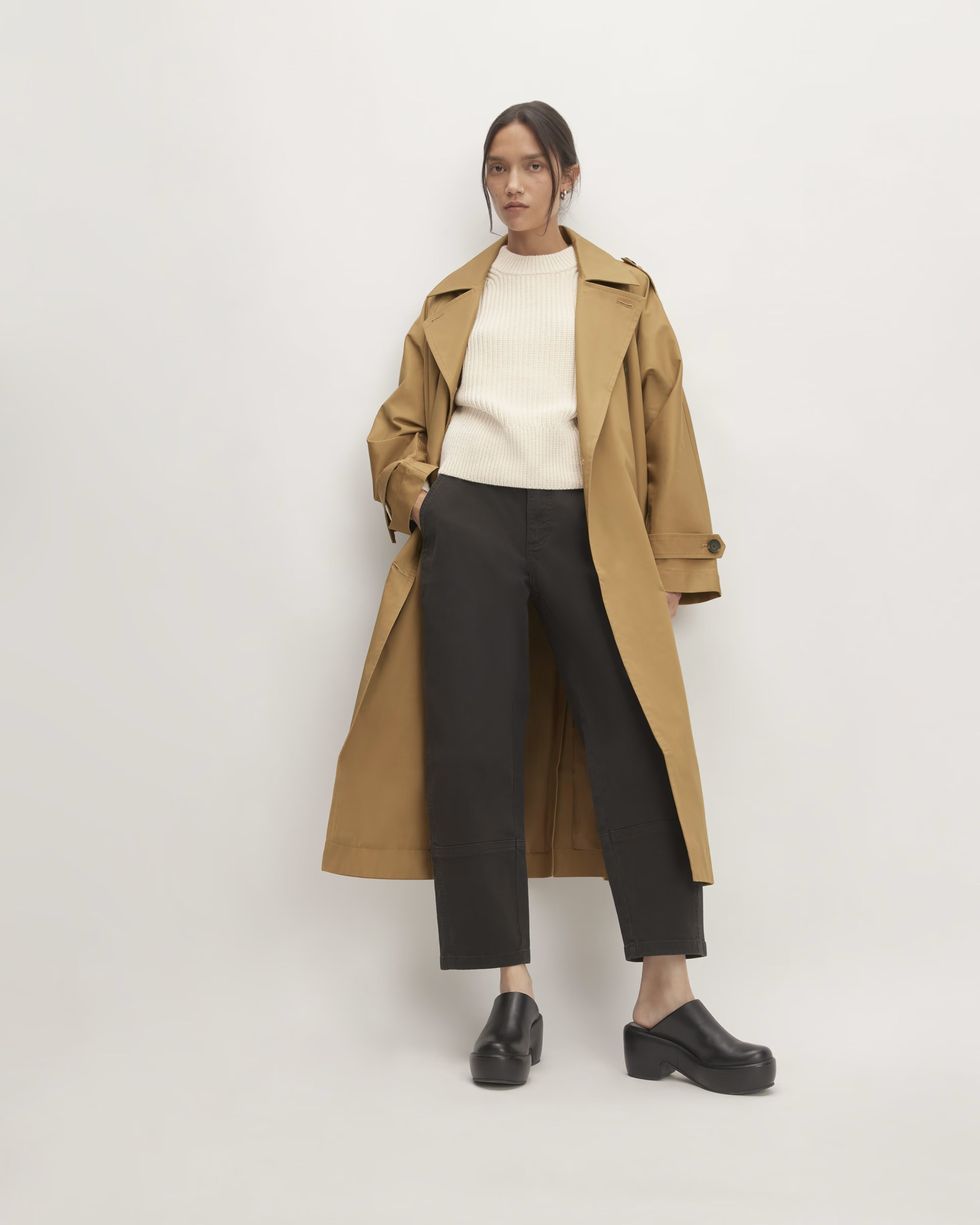 The Cotton Long Trench Coat
