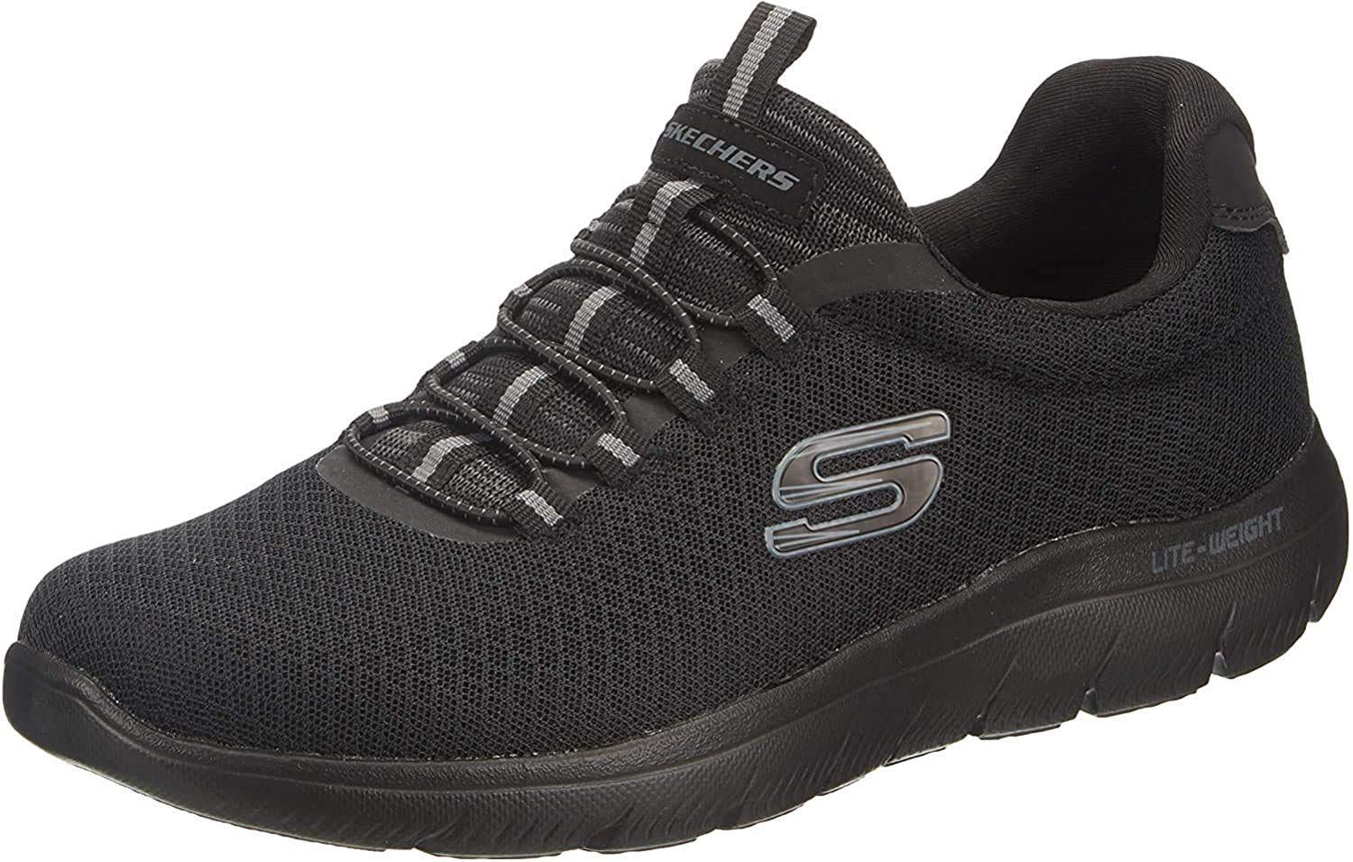 Zapatos skechers outlet hombre negro significado