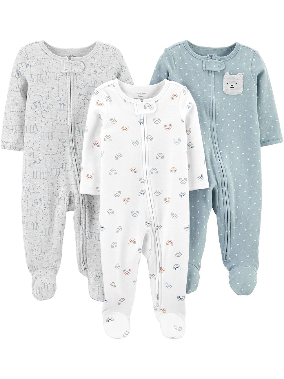 Unisex Babies' Cotton Footed Sleep and Play