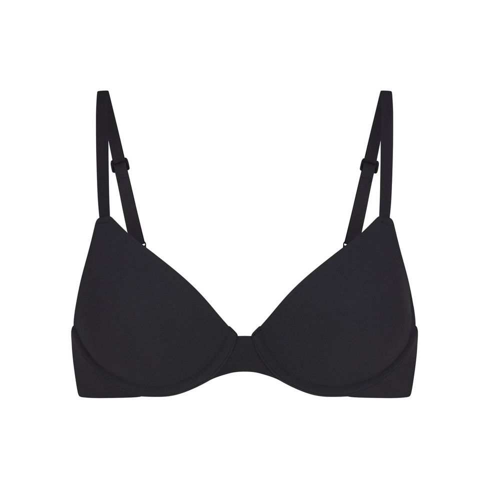 I've got big breasts and did a Skims naked bra haul - I like the cut and  color but don't love the side boob, size up