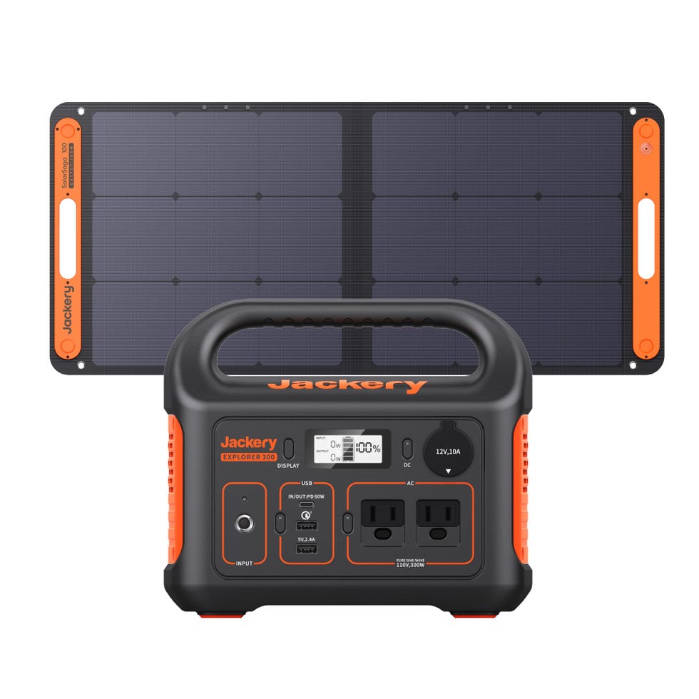 Explorer 300 Portable Power Station with 100-Watt SolarSaga Panel
