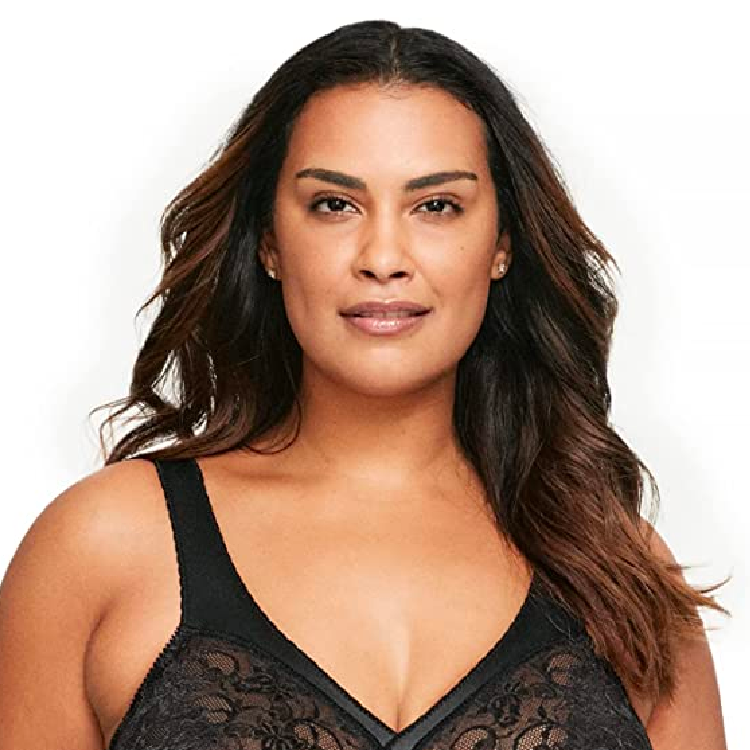 FIRST Triangle bra without underwire BLACK