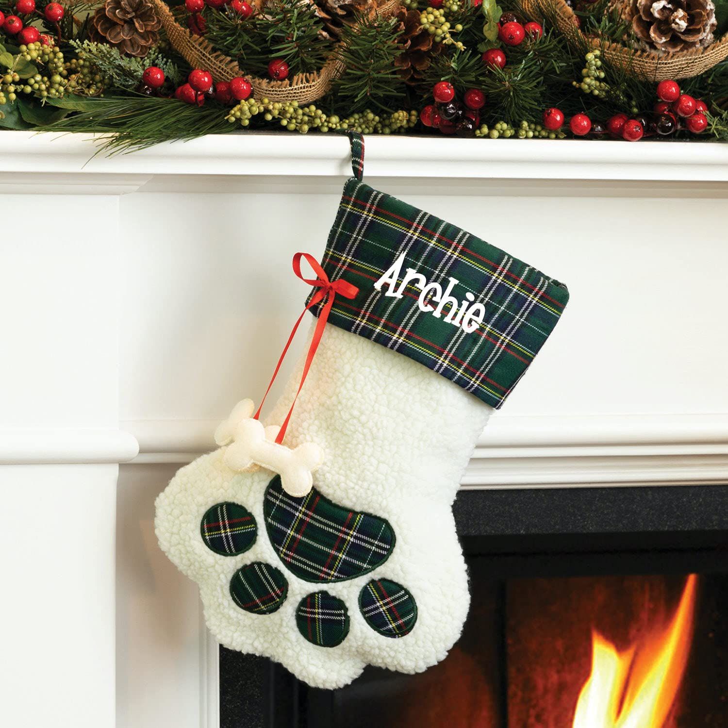 Personalized dog clearance stockings christmas