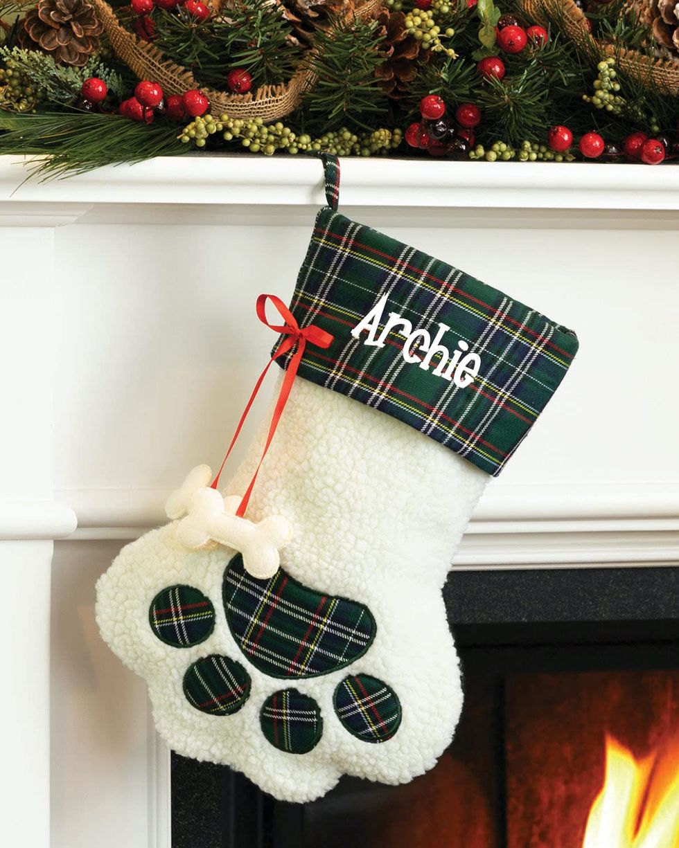 Lands' End Needlepoint Personalized Christmas Stocking - Walmart