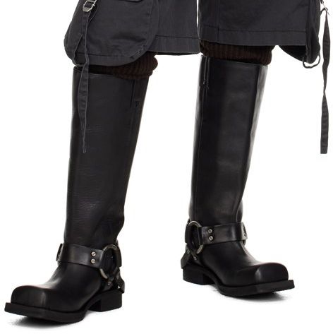 Black Buckle Boots