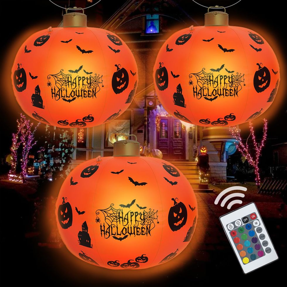 24" Inflatable Light-Up Pumpkins