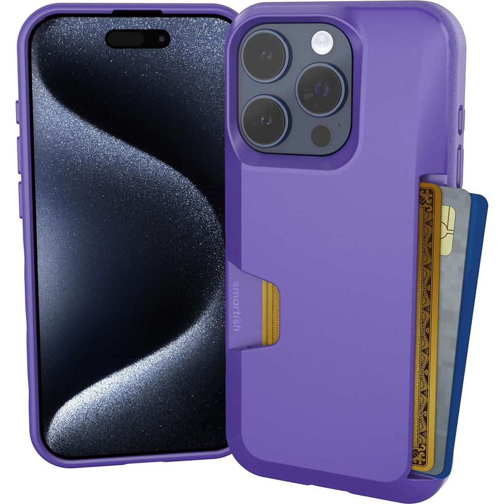 Purple Red High-end Anti-fall Silicone Mobile Phone Case For