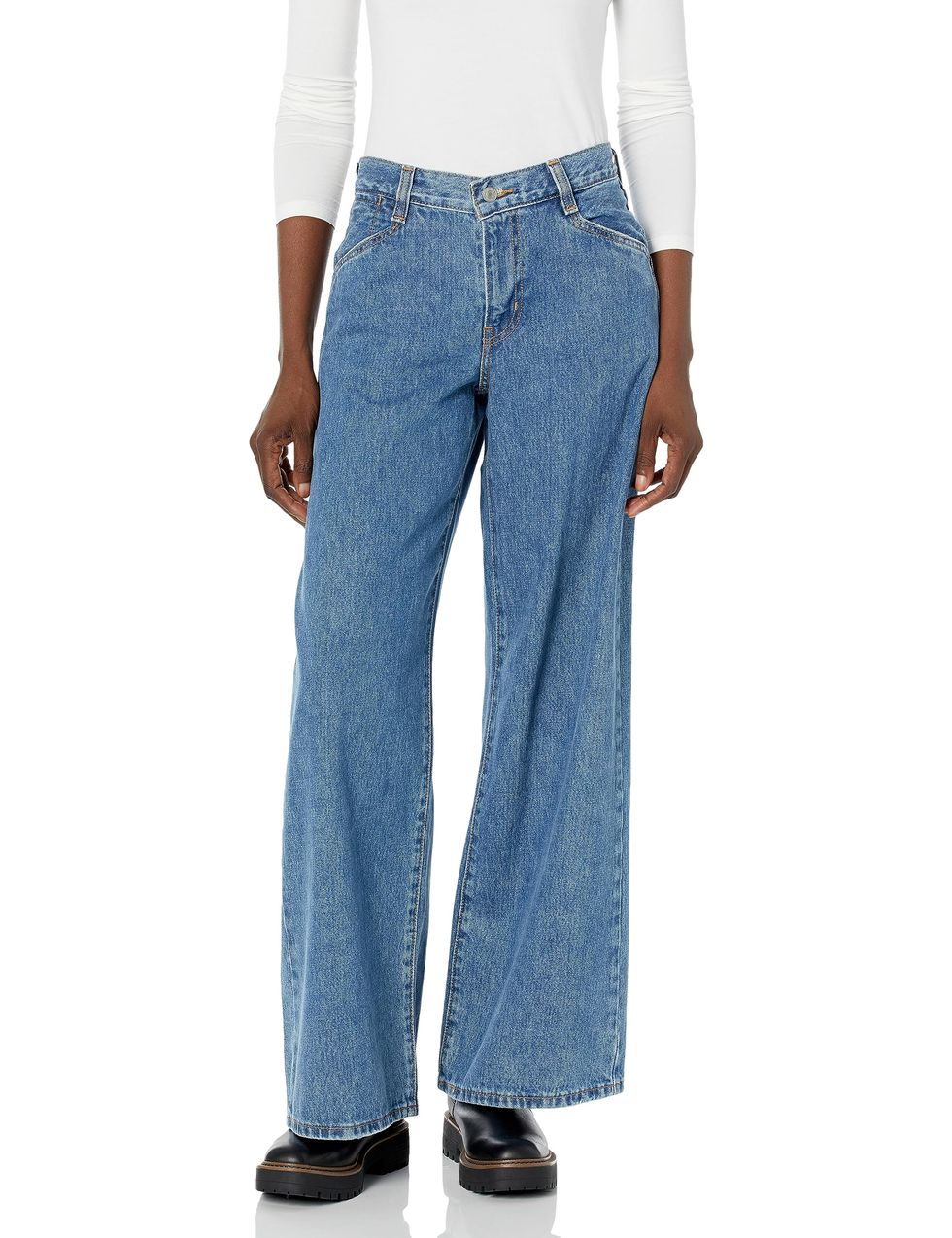 Levi's Women's 94 Baggy Wide Leg Jean (Also Available in Plus), Take Chances, 24