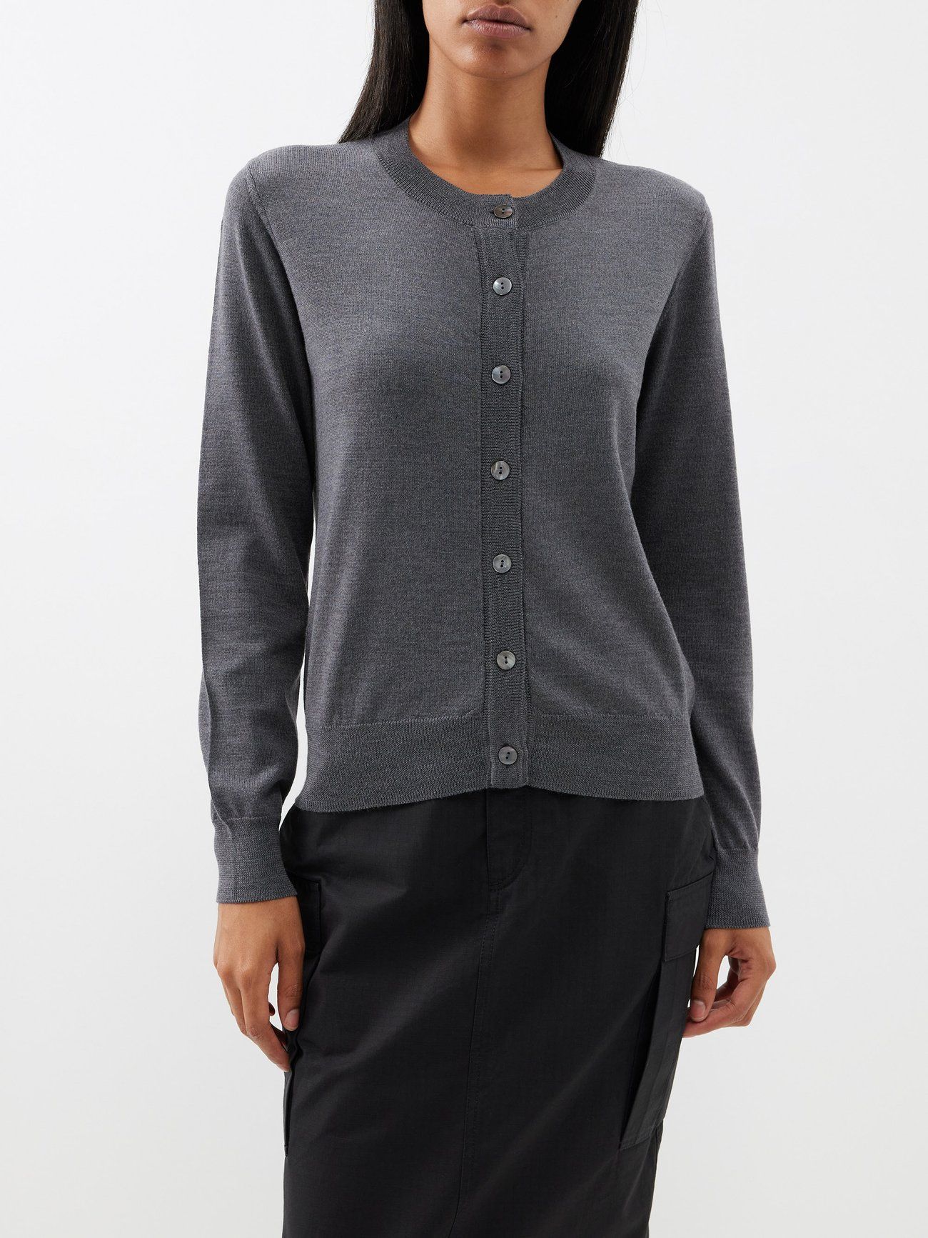 Merino wool outlet cardigan sweater womens