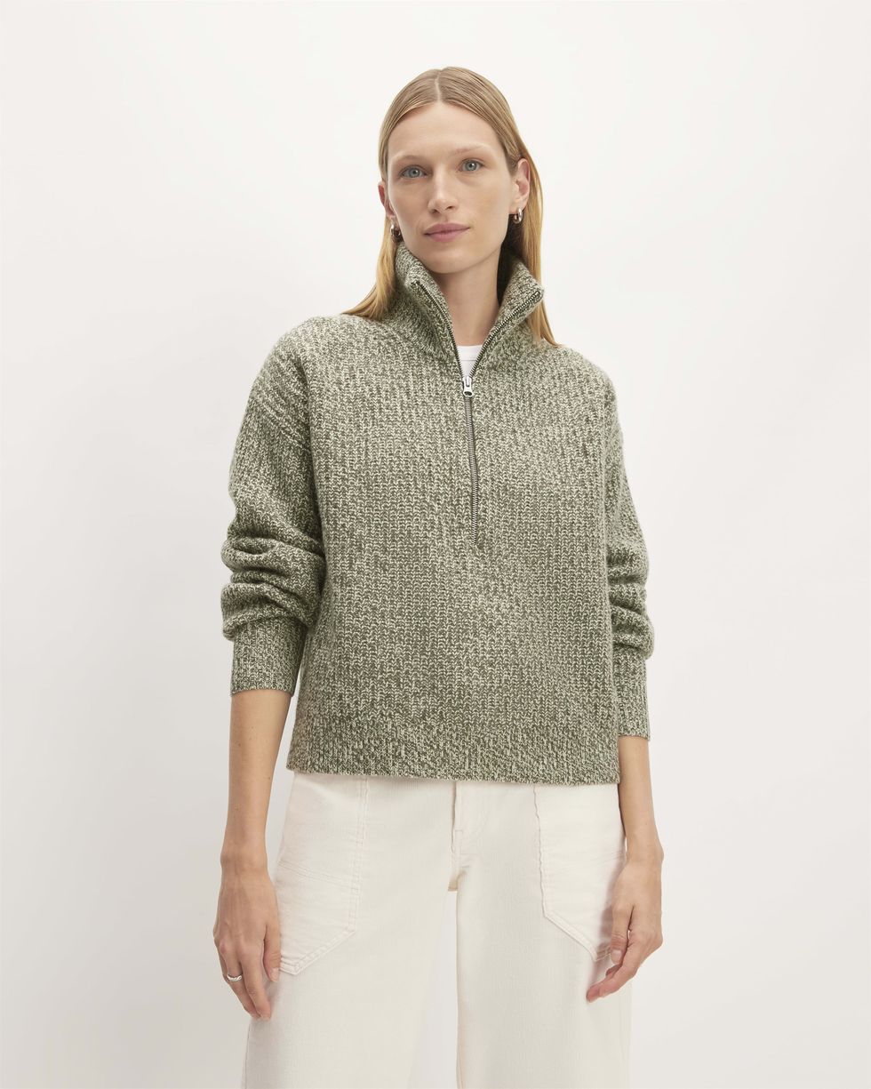Women's merino wool midi briefs - Nature - Dilling