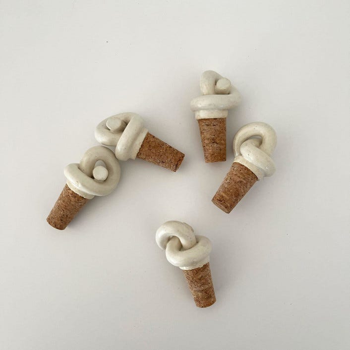 Knot Wine Stopper by Sidney Field
