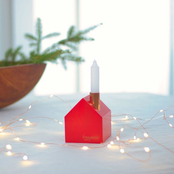 Classic House Candle Holder by Ann Nygard