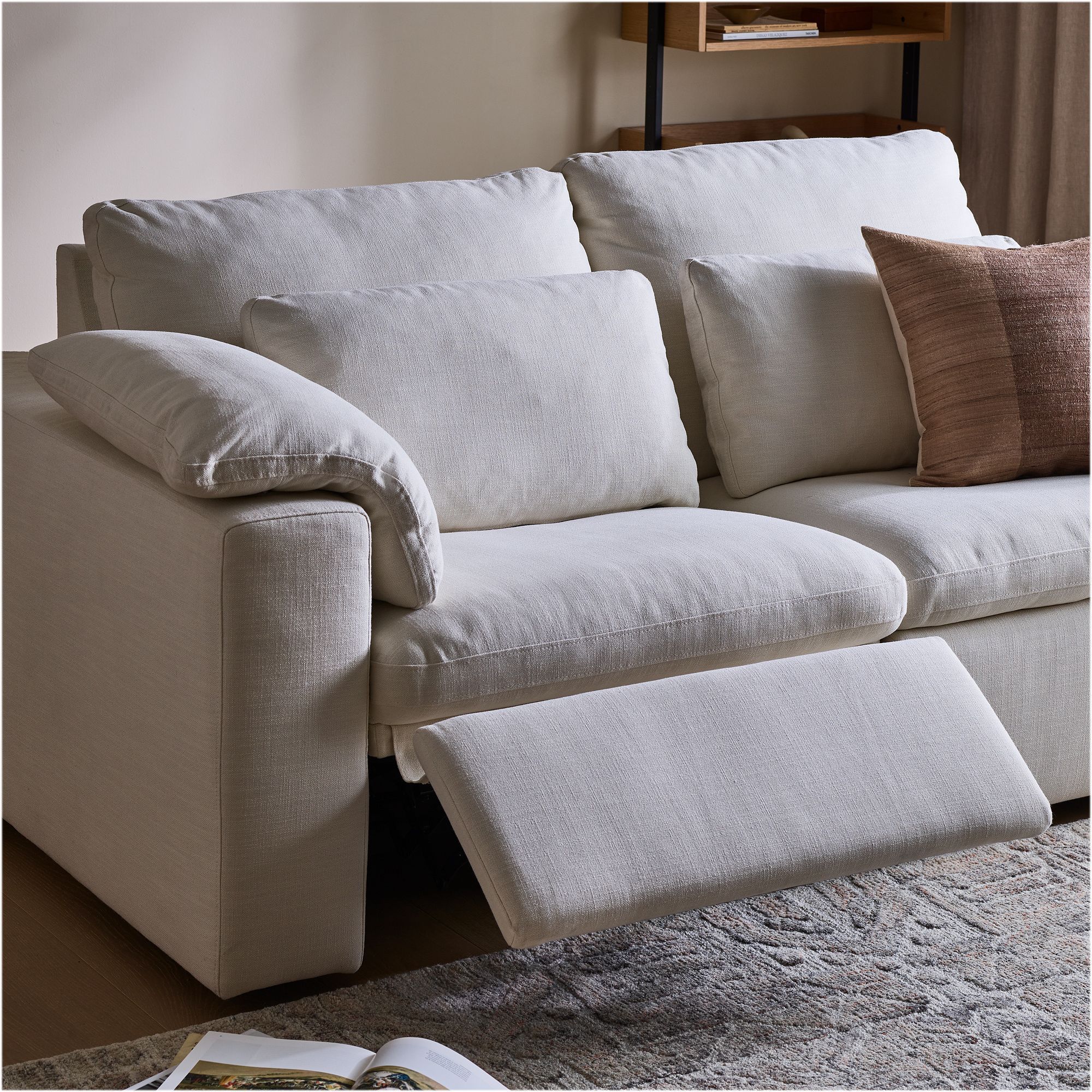 Trendy recliner deals sofa