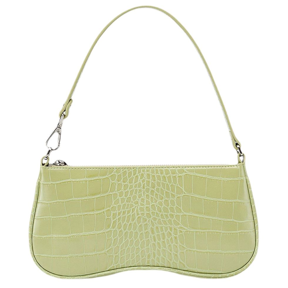 Gabbi Ruched Hobo Handbag - Neon Green - JW PEI