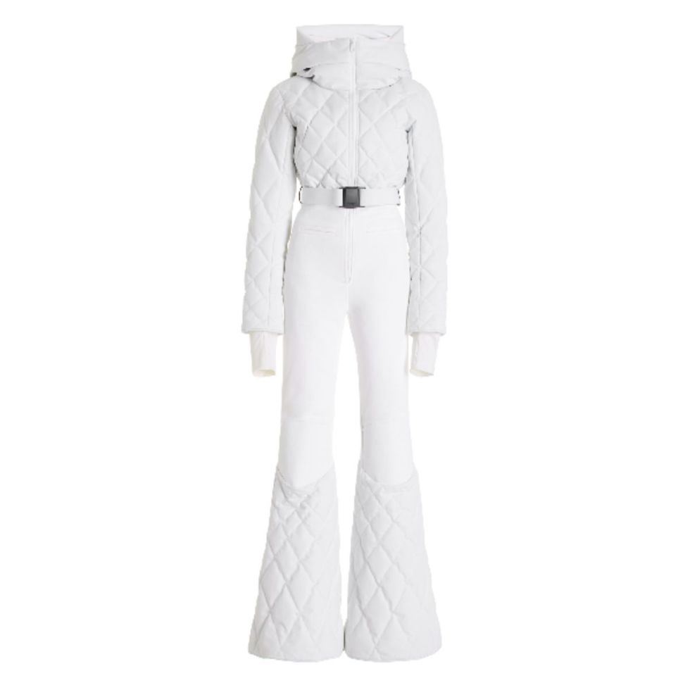 DiorAlps Flared Ski Pants White Technical Fabric