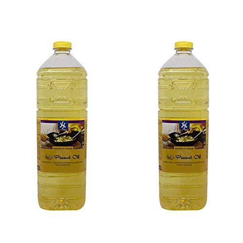 2 botellas de aceite de cacahuete