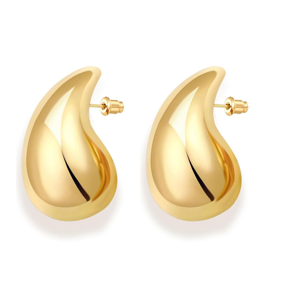 Gold Bottega Earring