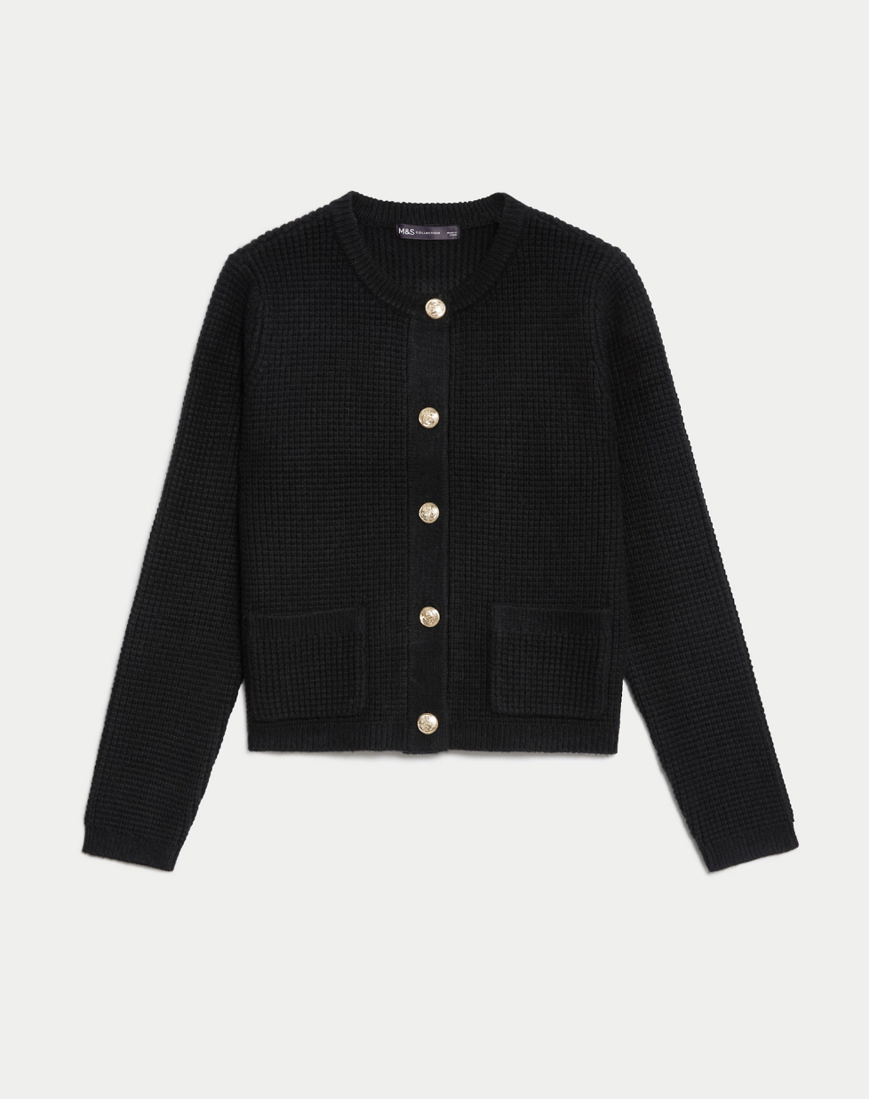 black cardigan womens m&s