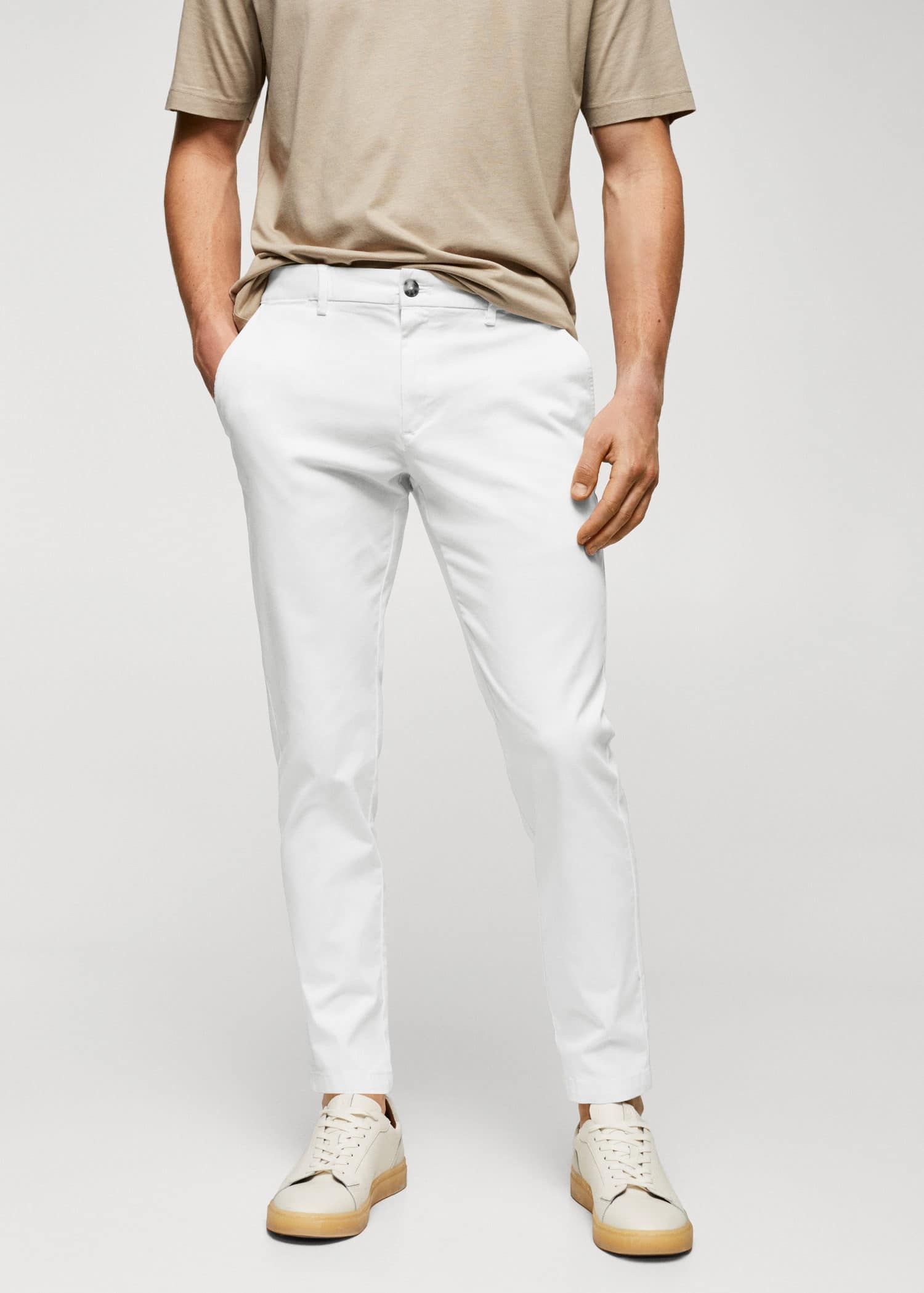 Conjunto pantalon blanco hombre new arrivals