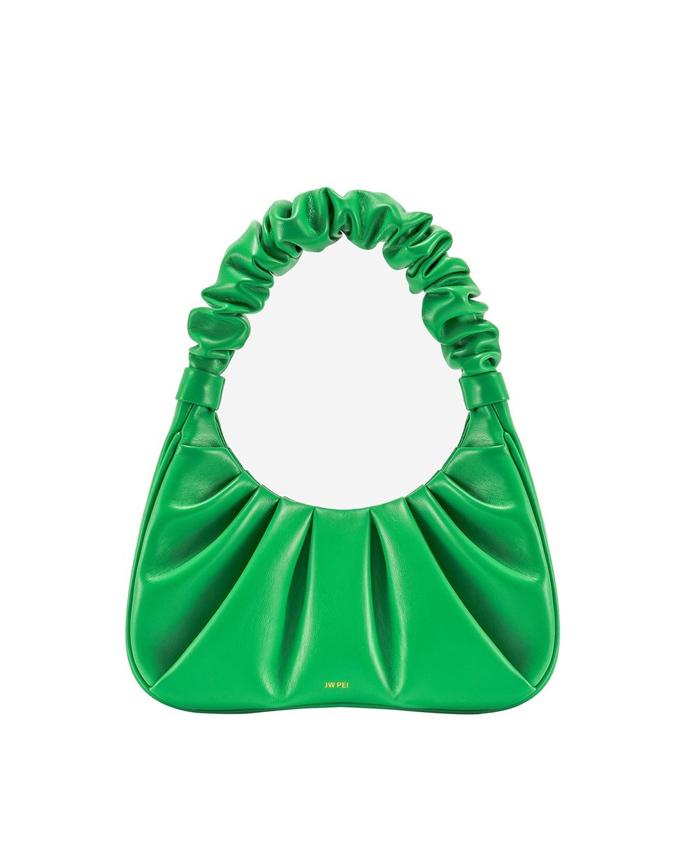 Women's Gabbi Ruched Hobo Handbag (Grass Green)
