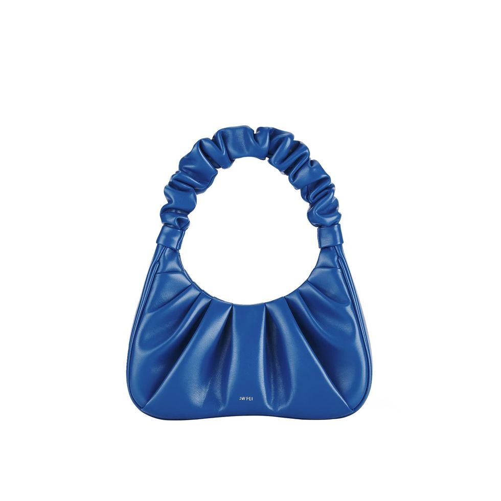JW PEI Women's Gabbi Ruched Hobo Handbag (Classic Blue)