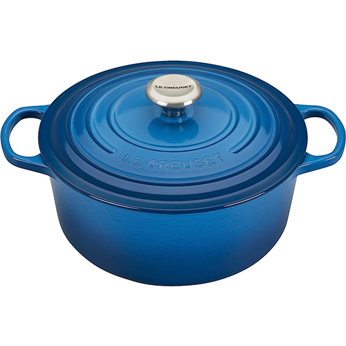  Enameled Cast Iron Signature Round Dutch Oven