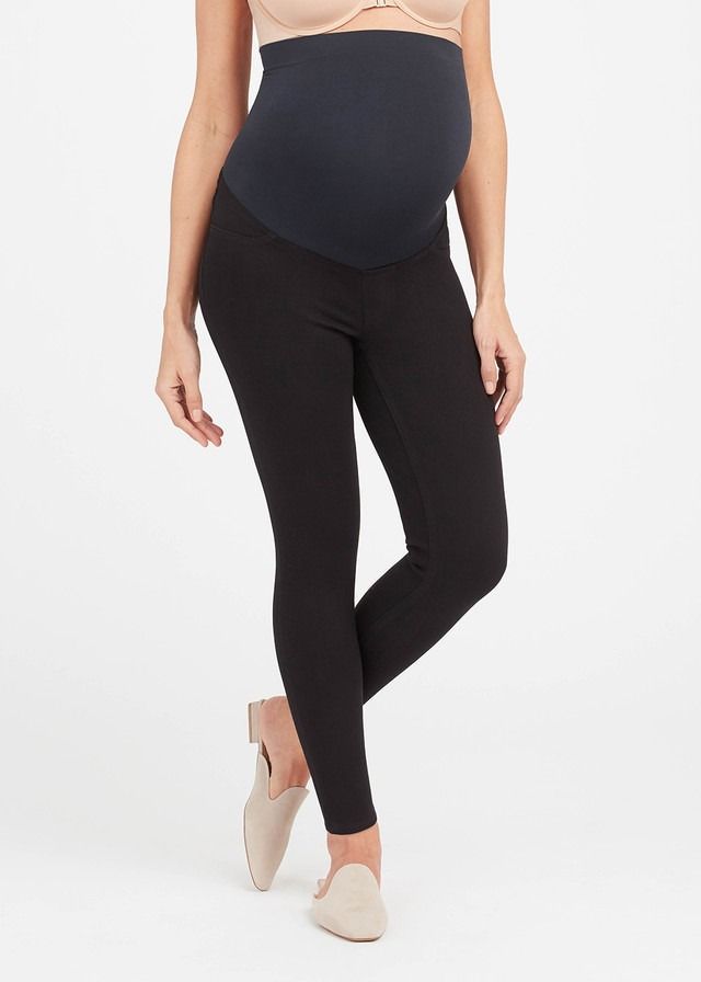 Motherhood Maternity Over the Bump Ankle Length Stretch Maternity Skinny  Denim Jeans - Macy's