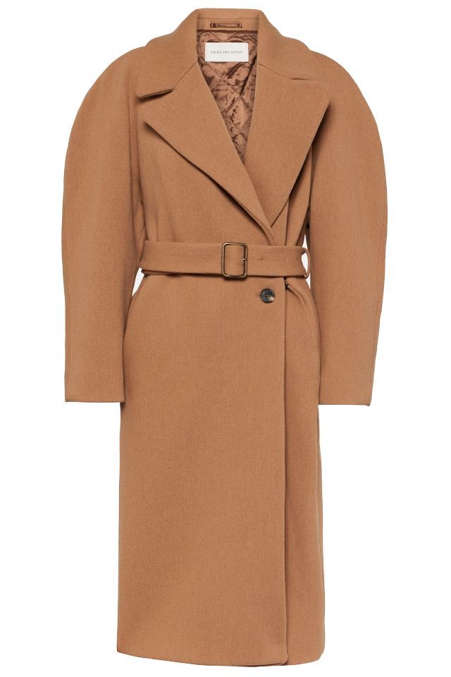 Warm hot sale camel coat