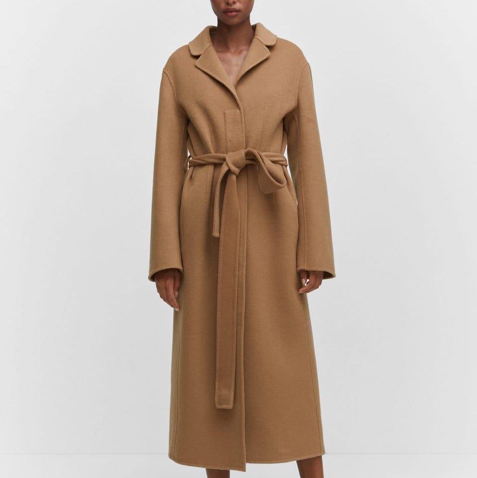 Wool Coat With Handmade Belt Wool Coat With Handmade Belt