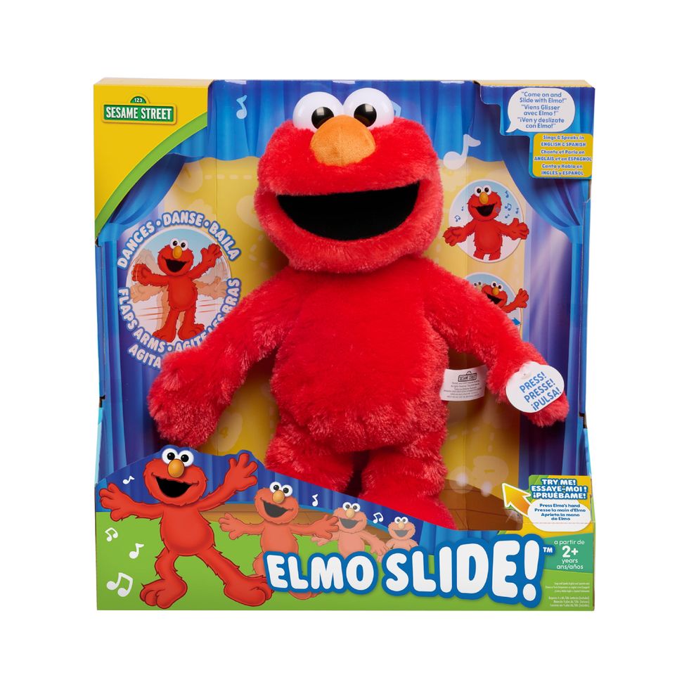 Sesame Street Elmo Slide Singing and Dancing 14-inch Plush