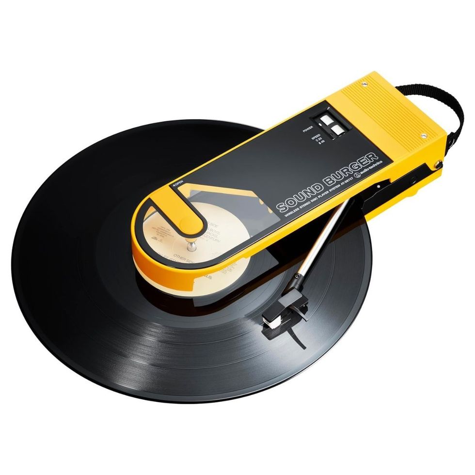 Sound Burger Portable Turntable with Bluetooth