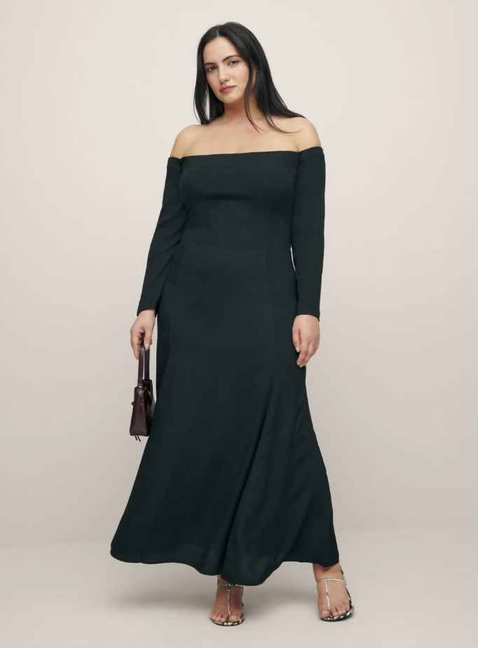 Rib-knit one-shoulder dress - Black - Ladies | H&M IN