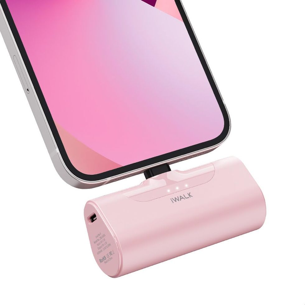 Small Portable Charger, Pink