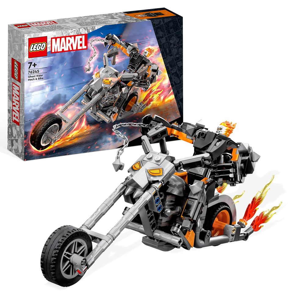 LEGO Marvel Motorista y bicicleta Ghost Rider