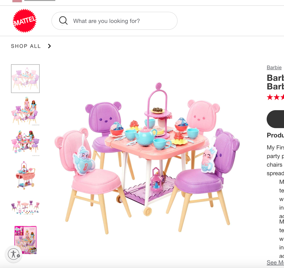 Tea Party Playset