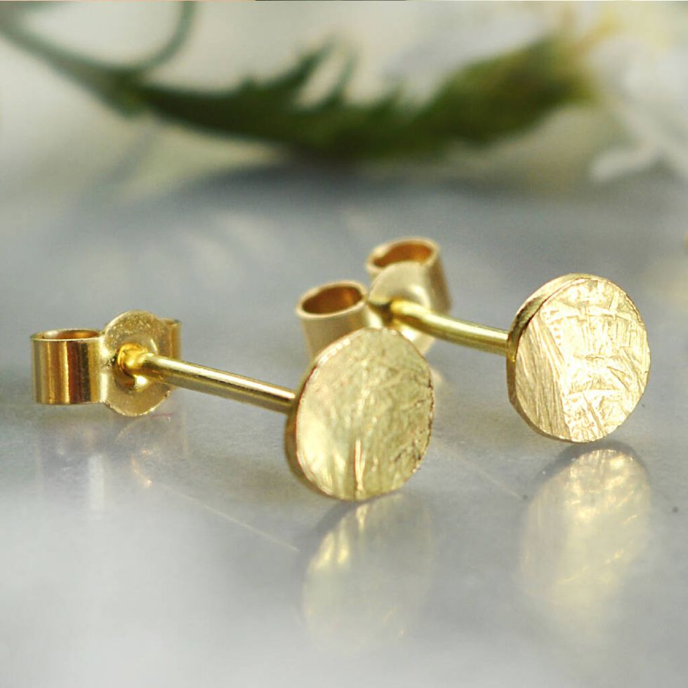 Sfaccettati - Ethical Gold Studs in 9ct and 18ct