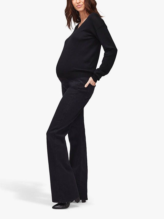 Straight Maternity Jeans In Sure Stretch® Denim - Black Black | NYDJ