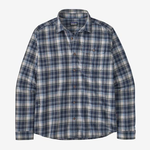 Long-Sleeved Cotton Conversion Lightweight Fjord Flannel Shirt