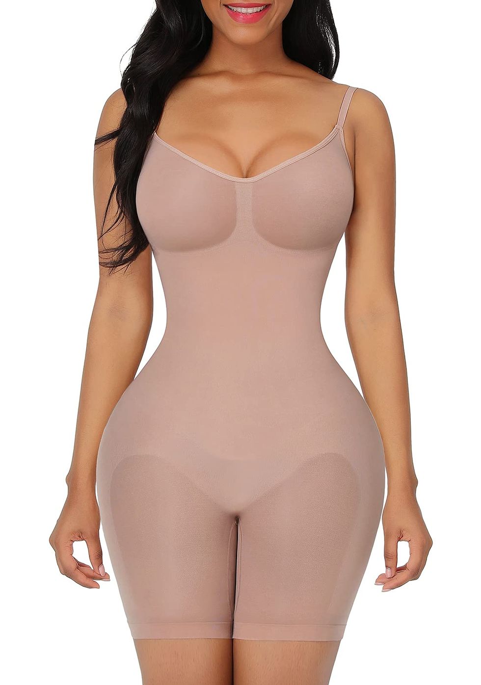 Shapewear Sexy Lace Smooth Plunge Body Briefer Seamless U Bodysuit Bridal  Thong