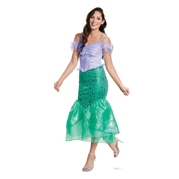 Disney Little Mermaid Ariel Deluxe Costume for Women  King triton costume,  Costumes for women, Plus size disney