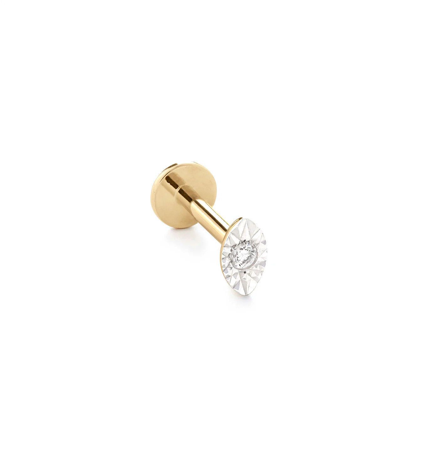 Tragus hot sale piercing diamond