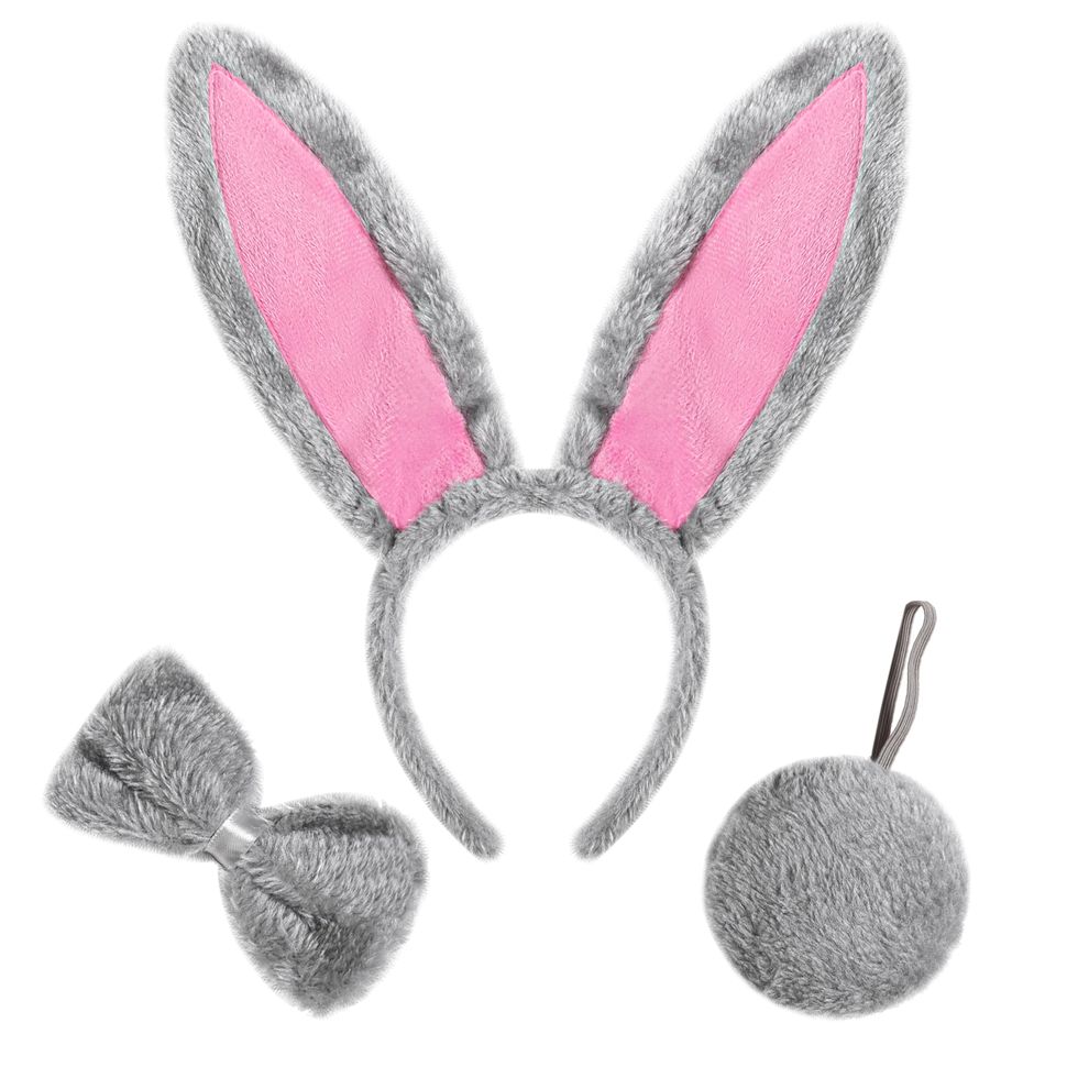 3 Pcs Bunny Accessories Set