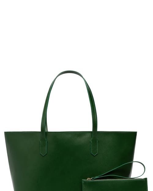  Manila Leather Carryall Tote Bag  