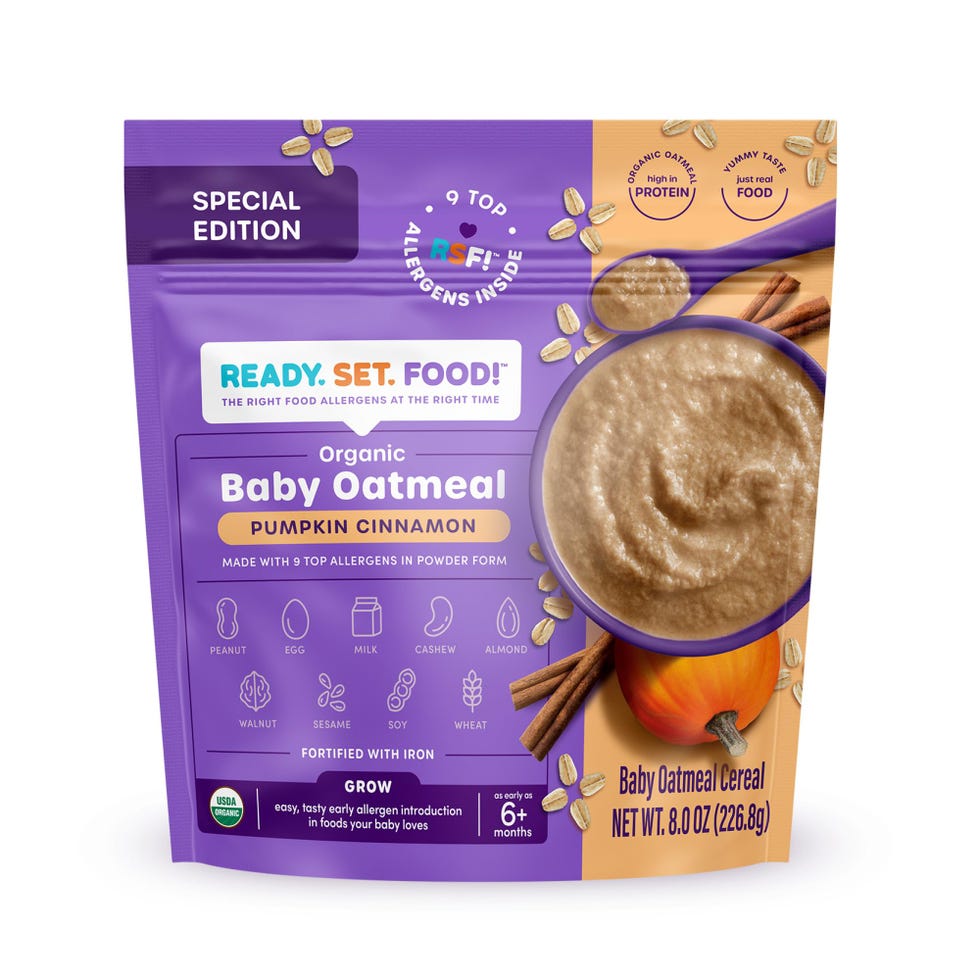 Pumpkin Cinnamon Organic Baby Oatmeal
