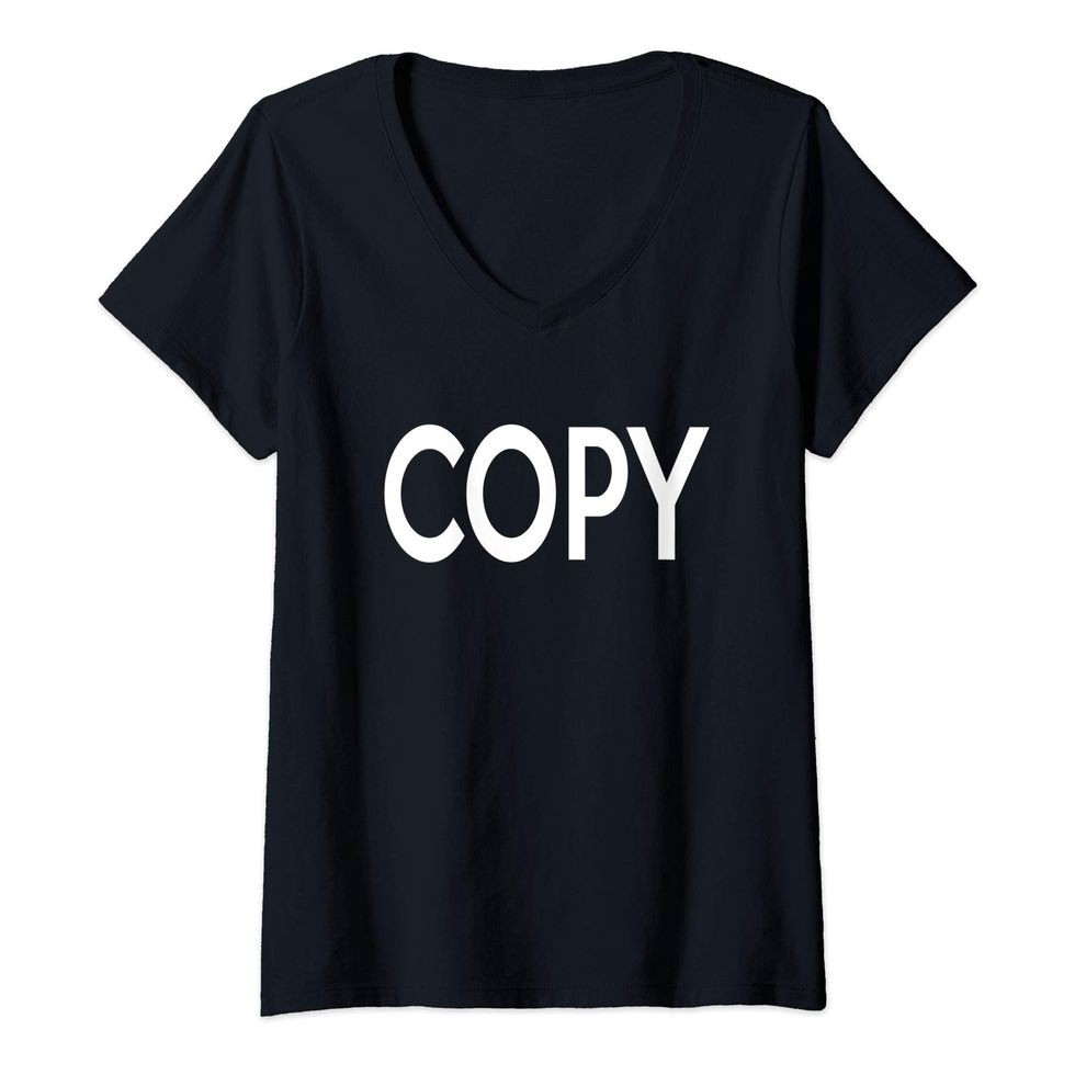 Womens Copy Cat V-Neck T-Shirt