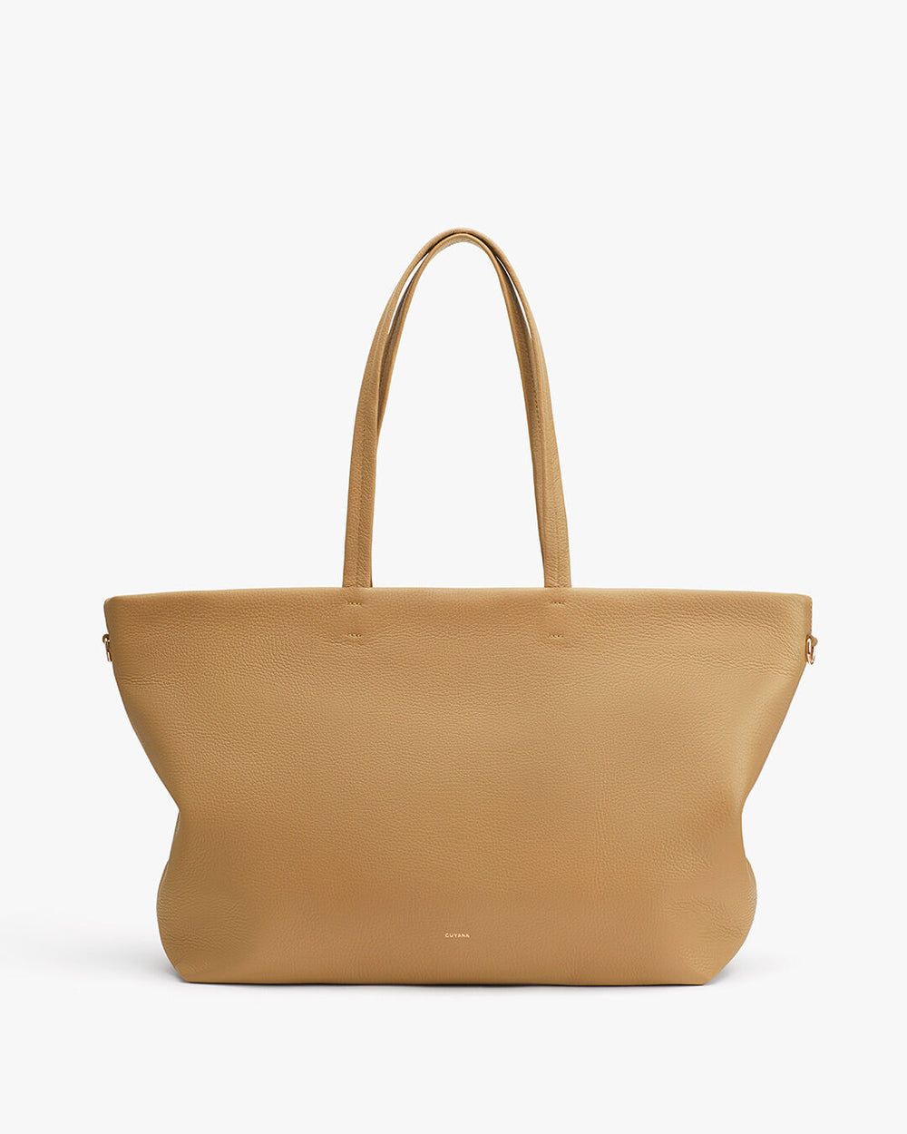 Cream leather tote outlet bag