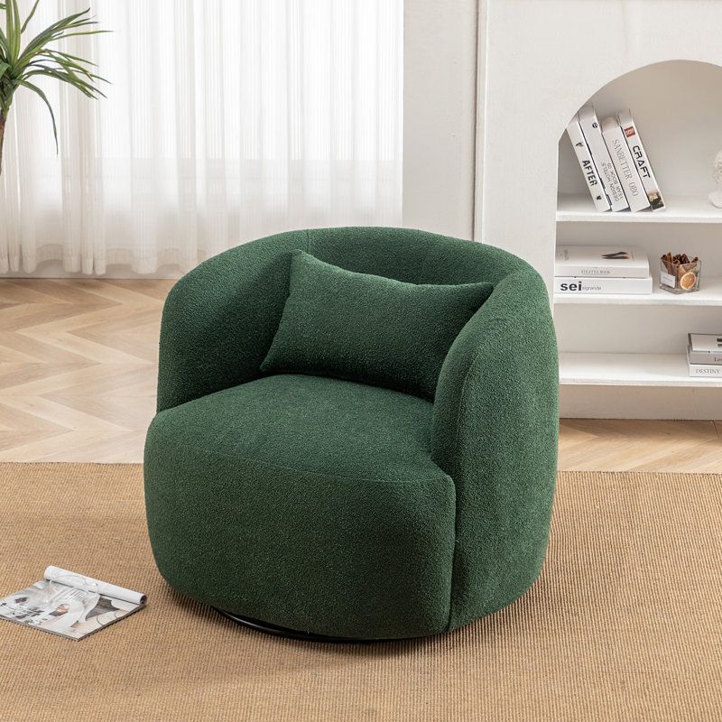 Dark green reading discount chair