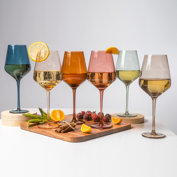Colored Wine Glasses