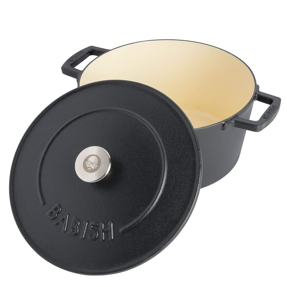 Round Enamel Cast Iron Dutch Oven 